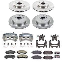 PowerStop Z17 Evolution Plus Stock Replacement Brake Kits with Calipers for 2014-2024 Q50, 2017-2022 Q60 - KCOE8006