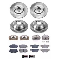 PowerStop Z17 Evolution Plus Stock Replacement Brake Kits with Calipers for 2013-2016 SANTA FE SPORT - KCOE8009