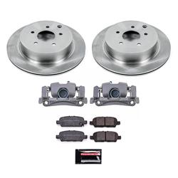 PowerStop Z17 Evolution Plus Stock Replacement Brake Kits with Calipers for 2010-2012 FX35, 2013 FX37, 2014-2017 QX70 - KCOE8021A