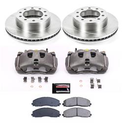 PowerStop Z17 Evolution Plus Stock Replacement Brake Kits with Calipers for 2015-2016 F-350 SUPER DUTY - KCOE8029