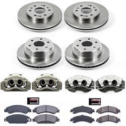 PowerStop Z17 Evolution Plus Stock Replacement Brake Kits with Calipers for 2005-2006 SIERRA 1500, 2007 SIERRA 1500 CLASSIC - KCOE8071