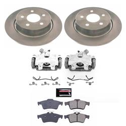 PowerStop Z17 Evolution Plus Stock Replacement Brake Kits with Calipers for 2018-2023 TRANSIT CONNECT - KCOE8176