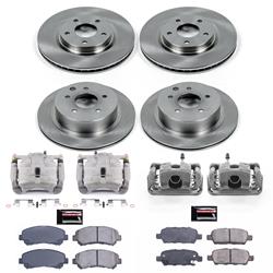 PowerStop Z17 Evolution Plus Stock Replacement Brake Kits with Calipers for 2008-2013 ROGUE, 2014-2015 ROGUE SELECT - KCOE8268