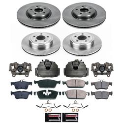 PowerStop Z17 Evolution Plus Stock Replacement Brake Kits with Calipers for 2017-2019 MKC - KCOE8390