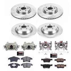 PowerStop Z17 Evolution Plus Stock Replacement Brake Kits with Calipers for 2019-2020 POLICE RESPONDER HYBRID - KCOE8541