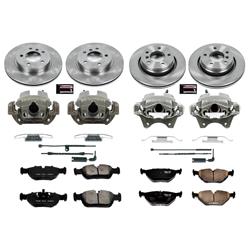PowerStop Z17 Evolution Plus Stock Replacement Brake Kits with Calipers KCOE871