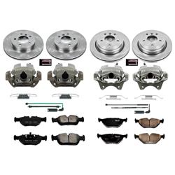 PowerStop Z17 Evolution Plus Stock Replacement Brake Kits with Calipers for 2001-2005 325XI - KCOE874