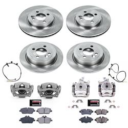 PowerStop Z17 Evolution Plus Stock Replacement Brake Kits with Calipers for 2013 COOPER - KCOE8914