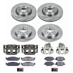 PowerStop Z17 Evolution Plus Stock Replacement Brake Kits with Calipers for 2010 MKT - KCOE8970