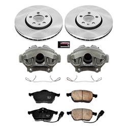 PowerStop Z17 Evolution Plus Stock Replacement Brake Kits with Calipers for 1999-2010 BEETLE, 1999-2006 GOLF, 1999-2005 JETTA - KCOE898