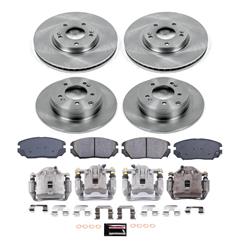 PowerStop Z17 Evolution Plus Stock Replacement Brake Kits with Calipers for 2009-2010 SONATA - KCOE9061