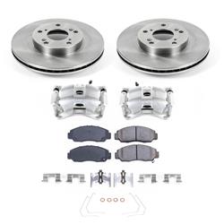 PowerStop Z17 Evolution Plus Stock Replacement Brake Kits with Calipers for 2006-2011 CIVIC - KCOE9109