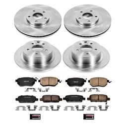PowerStop Z17 Evolution Plus Stock Replacement Brake Kits for 2005-2006 ALTIMA, 2004-2006 MAXIMA - KOE092