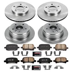 PowerStop Z17 Evolution Plus Stock Replacement Brake Kits for 2000-2001 CAMRY, 1999-2003 SOLARA - KOE1060