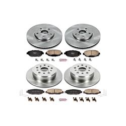 PowerStop Z17 Evolution Plus Stock Replacement Brake Kits for 1999-2000 SC300, 1992-2000 SC400 - KOE1074