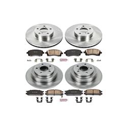 PowerStop Z17 Evolution Plus Stock Replacement Brake Kits for 1998 IMPREZA, 1997-1999 LEGACY - KOE1121