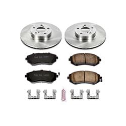 PowerStop Z17 Evolution Plus Stock Replacement Brake Kits for 2005-2006 9-2X, 2002-2010 IMPREZA, 2002-2004 LEGACY - KOE1124