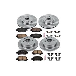 PowerStop Z17 Evolution Plus Stock Replacement Brake Kits for 2002-2004 CAMRY - KOE1144