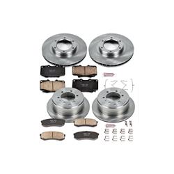 PowerStop Z17 Evolution Plus Stock Replacement Brake Kits for 1993-1997 LAND CRUISER, 1996-1997 LX450 - KOE1155