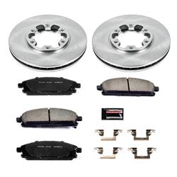 PowerStop Z17 Evolution Plus Stock Replacement Brake Kits for 1996-1998 PATHFINDER - KOE1175
