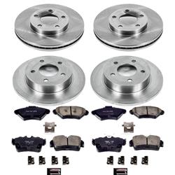 PowerStop Z17 Evolution Plus Stock Replacement Brake Kits for 1994-1998 MUSTANG - KOE1300