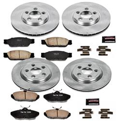 PowerStop Z17 Evolution Plus Stock Replacement Brake Kits for 2000-2002 S-TYPE - KOE1352