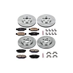 PowerStop Z17 Evolution Plus Stock Replacement Brake Kits for 2003-2004 S-TYPE - KOE1355