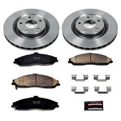 PowerStop Z17 Evolution Plus Stock Replacement Brake Kits for 2005-2013 CORVETTE, 2005-2007 XLR - KOE1417