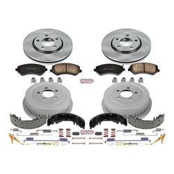 PowerStop Autospecialty Stock Replacement Disc and Drum Brake Kits KOE15013DK