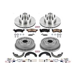 Power Stop Autospecialty Stock Replacement Disc and Drum Brake Kits KOE15020DK