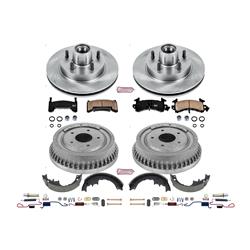 PowerStop Autospecialty Stock Replacement Disc and Drum Brake Kits for 1987-1988 LLV - KOE15025DK