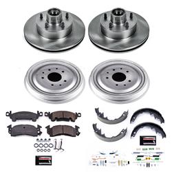 PowerStop Autospecialty Stock Replacement Disc and Drum Brake Kits for 1971 G10 VAN, G15/G1500 VAN - KOE15028DK