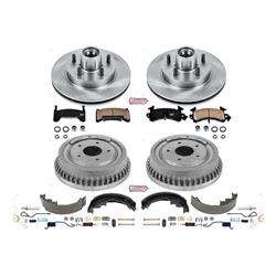 Power Stop Autospecialty Stock Replacement Disc and Drum Brake Kits KOE15044DK