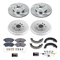 PowerStop Autospecialty Stock Replacement Disc and Drum Brake Kits for 1996-2000 RAV4 - KOE15062DK