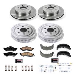 PowerStop Autospecialty Stock Replacement Disc and Drum Brake Kits for 1999 DAKOTA - KOE15071DK