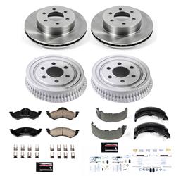 PowerStop Autospecialty Stock Replacement Disc and Drum Brake Kits for 2000-2002 DAKOTA - KOE15072DK