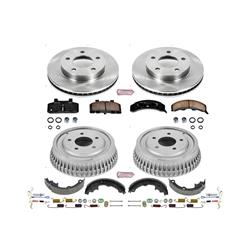 PowerStop Autospecialty Stock Replacement Disc and Drum Brake Kits KOE15081DK
