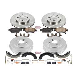 PowerStop Autospecialty Stock Replacement Disc and Drum Brake Kits for 2007-2008 FIT - KOE15088DK