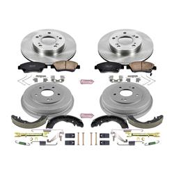 PowerStop Autospecialty Stock Replacement Disc and Drum Brake Kits for 2006-2008 CIVIC - KOE15110DK