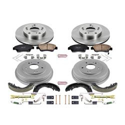 PowerStop Autospecialty Stock Replacement Disc and Drum Brake Kits for 2012 CIVIC - KOE15112DK