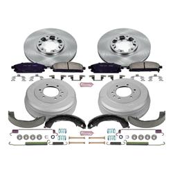 PowerStop Autospecialty Stock Replacement Disc and Drum Brake Kits for 1998-2004 PATHFINDER, 1997-2003 QX4 - KOE15115DK