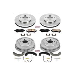 PowerStop Autospecialty Stock Replacement Disc and Drum Brake Kits KOE15120DK