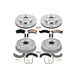 PowerStop Autospecialty Stock Replacement Disc and Drum Brake Kits KOE15122DK