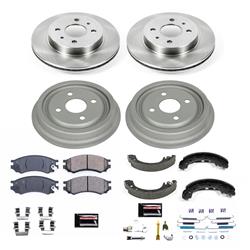 PowerStop Autospecialty Stock Replacement Disc and Drum Brake Kits KOE15126DK