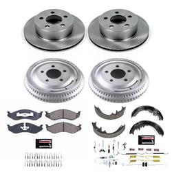 PowerStop Autospecialty Stock Replacement Disc and Drum Brake Kits for 1999-2001 CHEROKEE - KOE15134DK