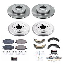 PowerStop Autospecialty Stock Replacement Disc and Drum Brake Kits for 2004-2005 ACCENT - KOE15155DK