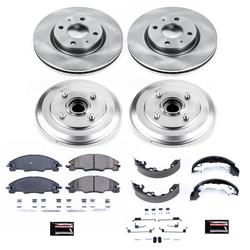 PowerStop Autospecialty Stock Replacement Disc and Drum Brake Kits for 2009-2011 FOCUS - KOE15194DK