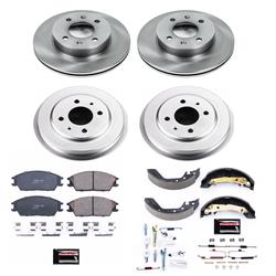 PowerStop Autospecialty Stock Replacement Disc and Drum Brake Kits for 2003 ACCENT - KOE15196DK