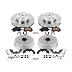 PowerStop Autospecialty Stock Replacement Disc and Drum Brake Kits for 2000-2002 COROLLA - KOE15197DK
