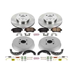 PowerStop Autospecialty Stock Replacement Disc and Drum Brake Kits for 2001-2003 PRIUS - KOE15201DK